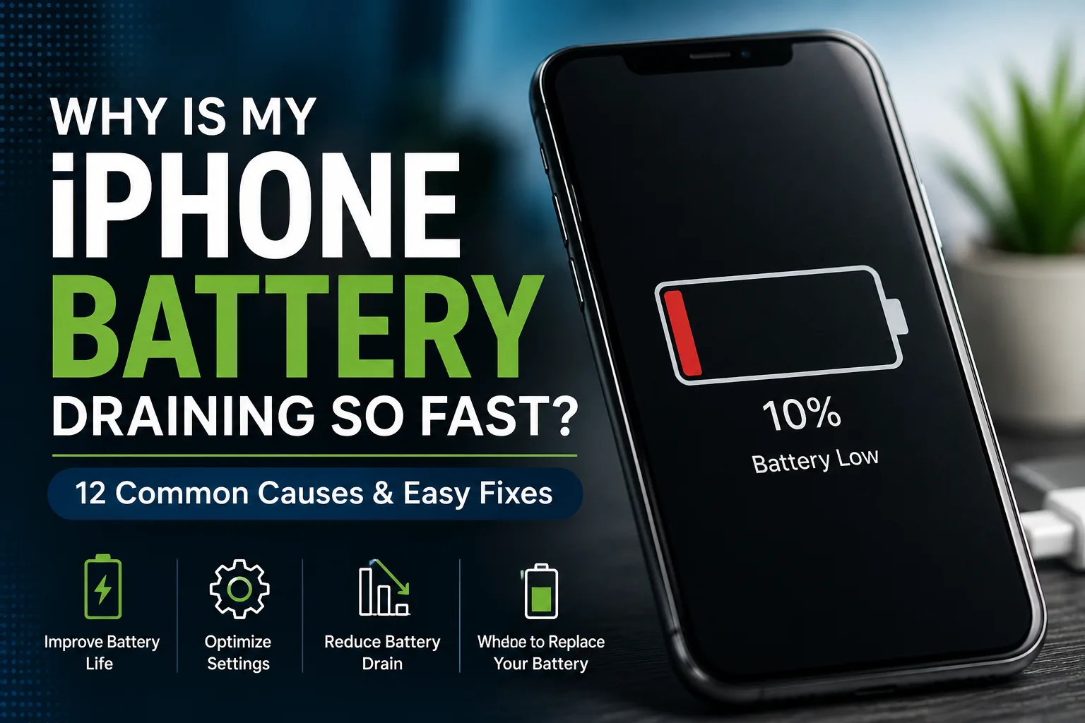 Why Is My iPhone Battery Draining So Fast? 12 Common Causes & Easy Fixes