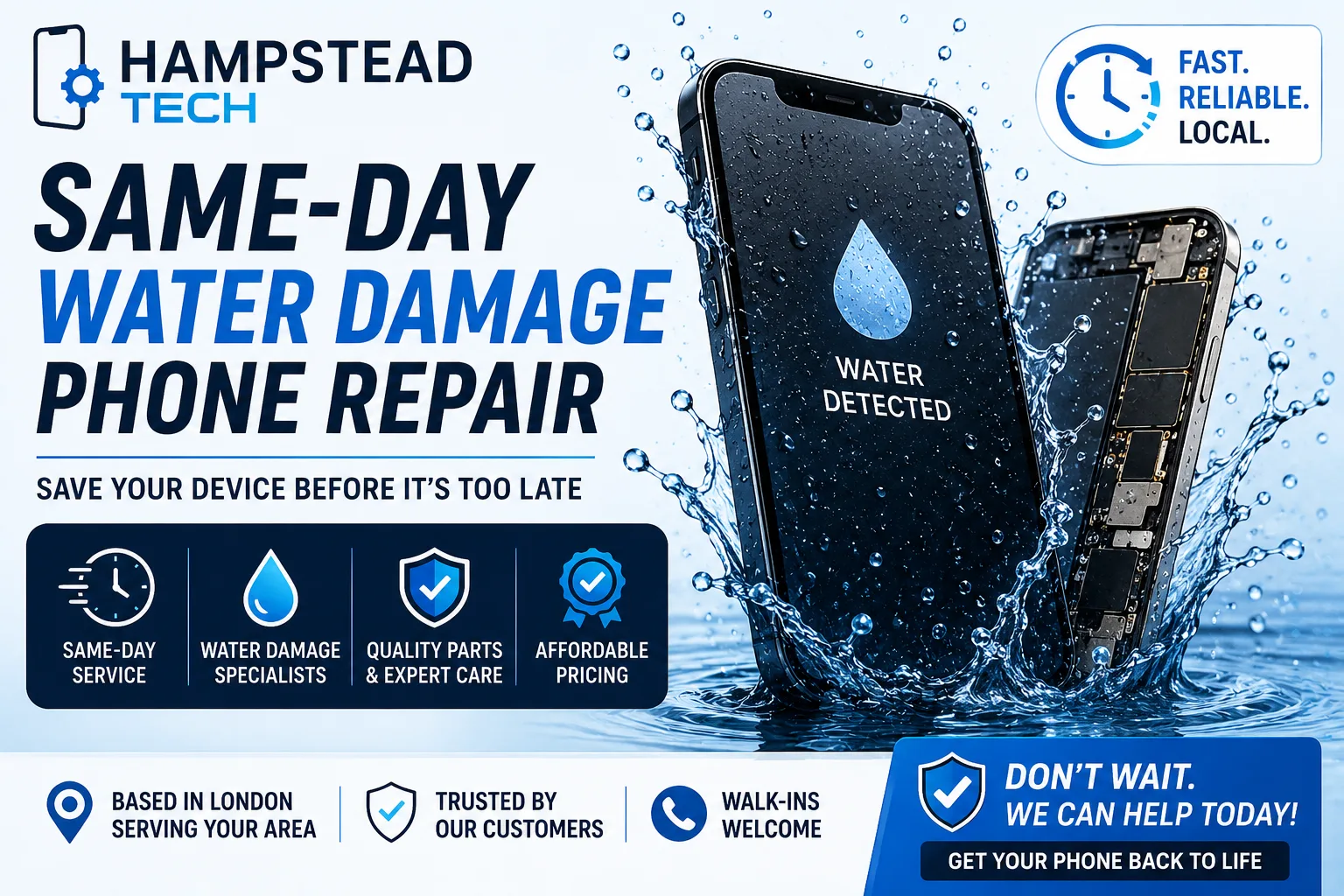Emergency Phone Water Damage Repair: Same-Day Service You Can Trust 