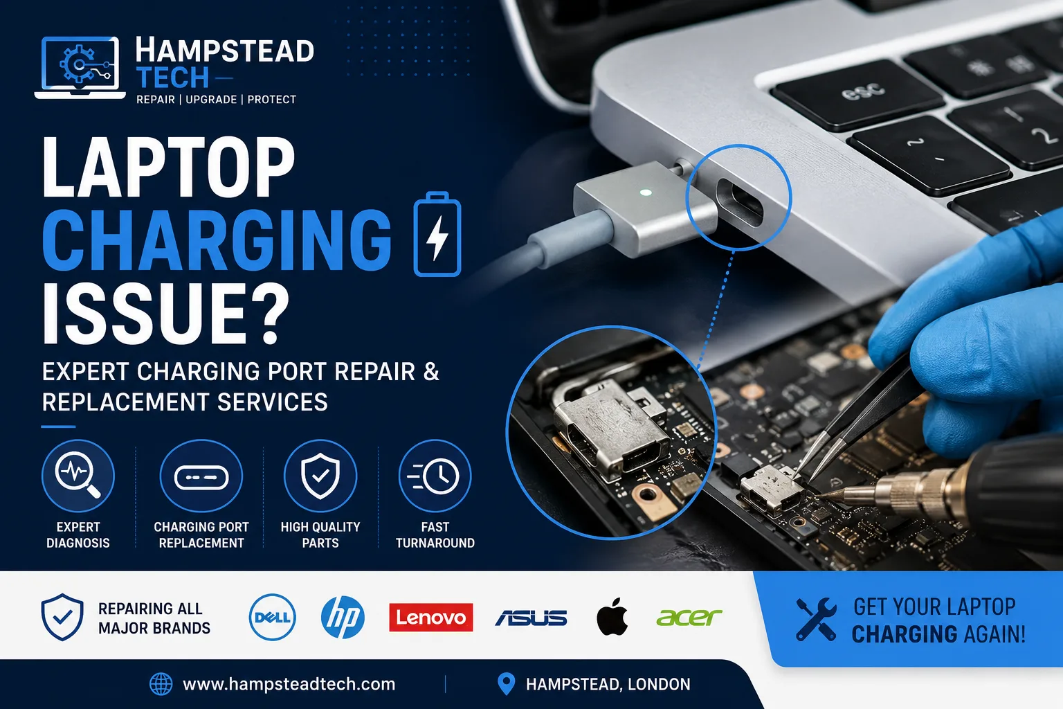 Is Your Laptop Charging Slowly? Here’s When to Replace the Charging Port