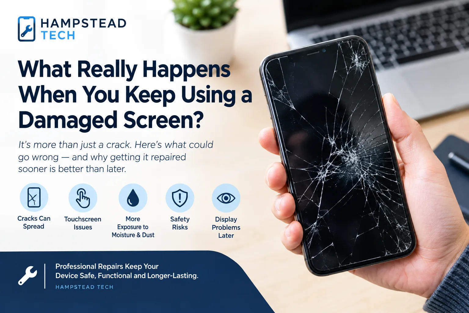 What Really Happens When You Keep Using a Damaged Screen?